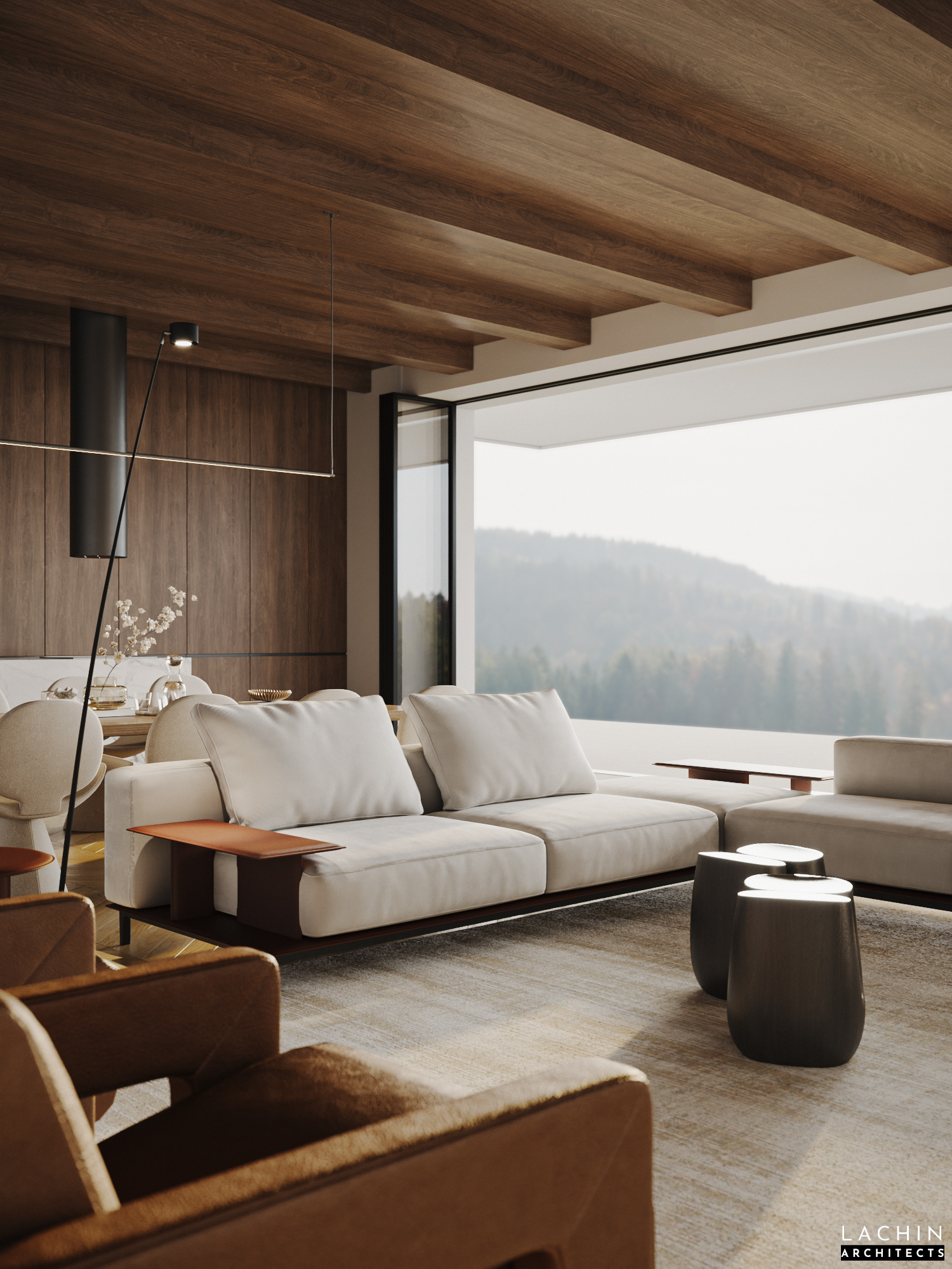 Mountain House — interior design & visualization, image 1